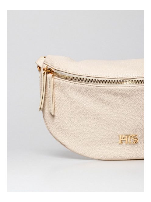 HeavyTools félhold női testtáska ECENT ecru