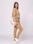 HeavyTools félhold női testtáska ECENT ecru