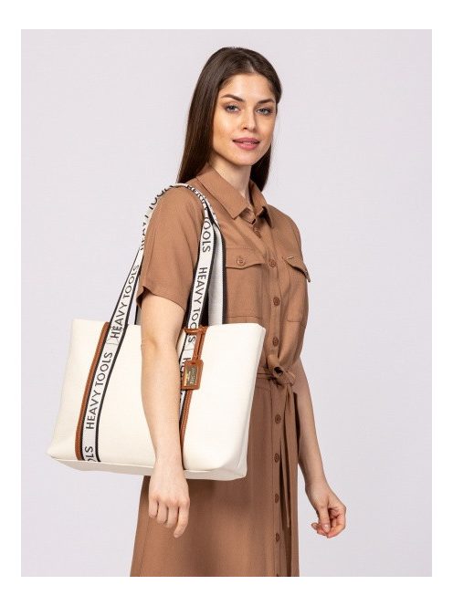 HeavyTools nagy női táska ERDITA ekrü
