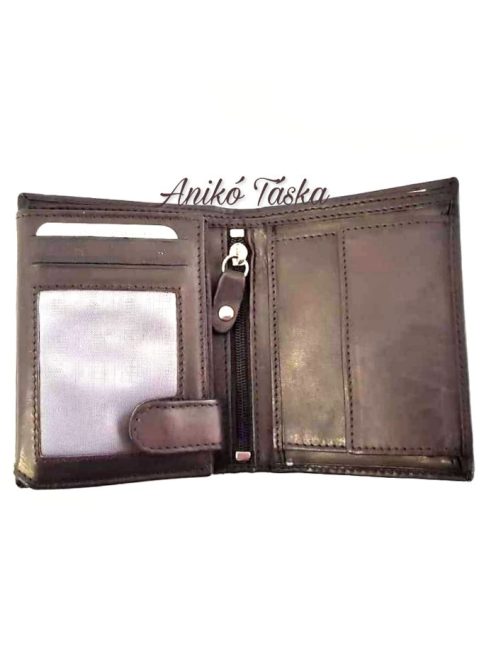 Kadro álló fazonú bőr kis férfi pénztárca barna