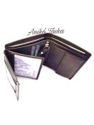 Kadro álló fazonú bőr kis férfi pénztárca barna