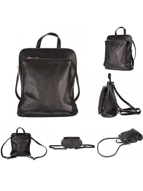 MaxModa olasz bőr hátitáska és válltáska barna