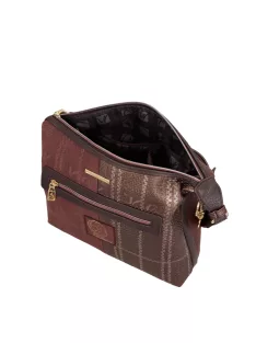 Anekke átvetős válltáska BURGUNDY