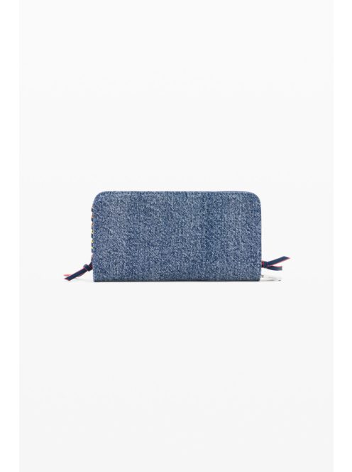 Desigual farmer pénztárca cipzáras farmerkék