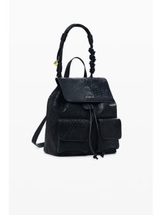 Desigual fedeles hátizsák hímzett fekete
