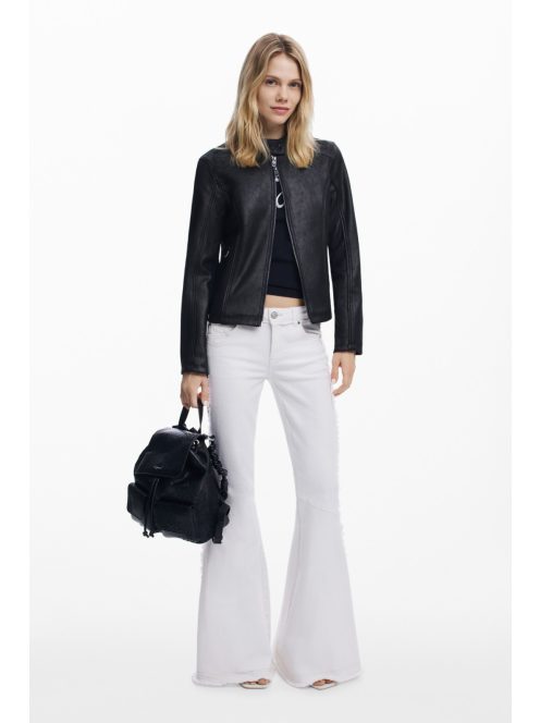 Desigual fedeles hátizsák hímzett fekete