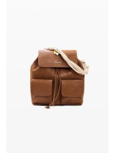   Desigual fedeles hátizsák és/vagy válltáska hímzett camel barna
