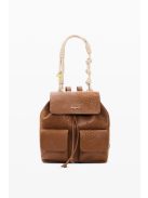 Desigual fedeles hátizsák és/vagy válltáska hímzett camel barna
