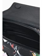 Desigual fedeles fonott válltáska virágos fekete 