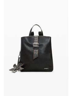 Desigual 3 részes hátizsák virággal sötét barna