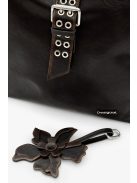 Desigual 3 részes hátizsák virággal sötét barna