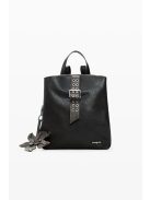 Desigual 3 részes hátizsák virággal sötét barna