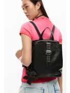 Desigual 3 részes hátizsák virággal sötét barna