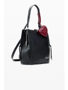 Desigual hátizsák és/vagy válltáska fonott széllel fekete