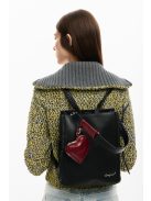 Desigual hátizsák és/vagy válltáska fonott széllel fekete