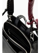 Desigual hátizsák és/vagy válltáska fonott széllel fekete