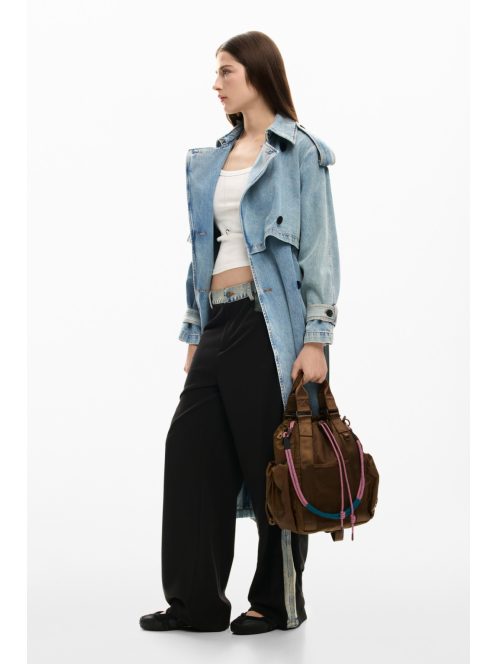 Desigual vászon hátizsák és/vagy válltáska barna 