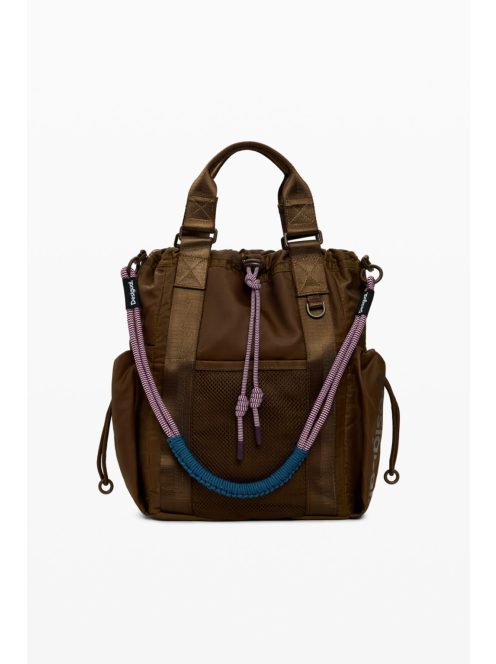 Desigual vászon hátizsák és/vagy válltáska barna 