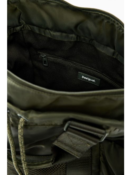 Desigual vászon hátizsák és/vagy válltáska khaki zöld