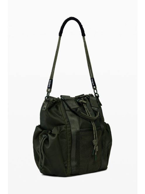 Desigual vászon hátizsák és/vagy válltáska khaki zöld