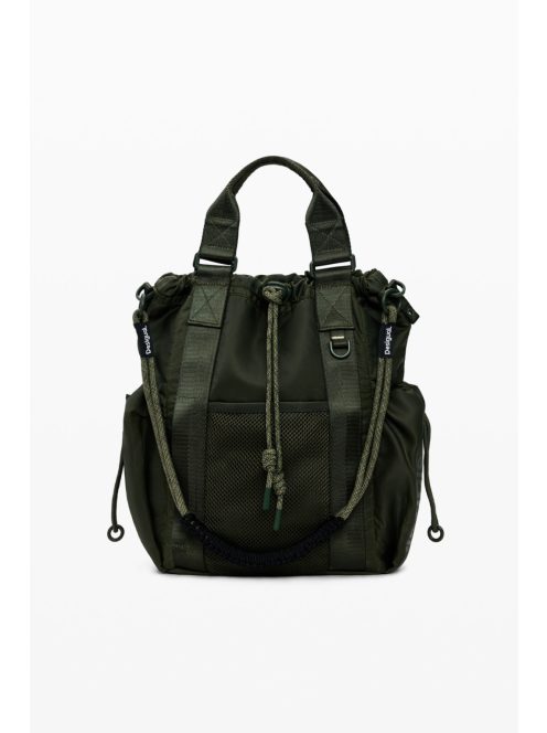 Desigual vászon hátizsák és/vagy válltáska khaki zöld