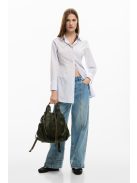 Desigual vászon hátizsák és/vagy válltáska khaki zöld