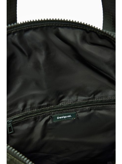 Desigual nagy VOYAGER hátizsák és/vagy válltáska bővíthető khaki zöld