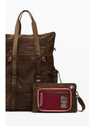 Desigual nagy VOYAGER hátizsák és/vagy válltáska bővíthető barna