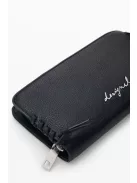 Desigual közepes cipzáras pénztárca fekete