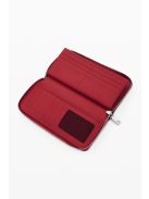 Desigal nagy pénztárca körbe cipzáras piros