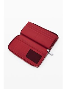Desigal nagy pénztárca körbe cipzáras piros