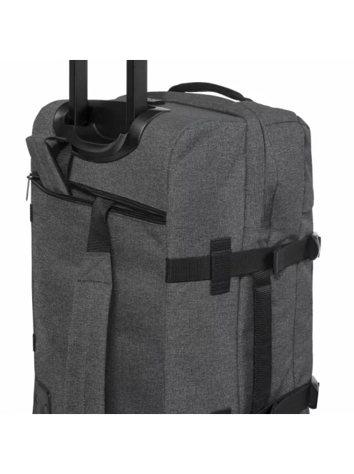 Eastpak STRAPVERZ S kézipoggyász vászon bőrönd hátizsák farmer fekete
