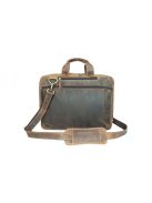 Giorgio Carelli zsírosbőr férfi laptoptáska vállra akasztahtó hosszúpánttal