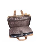 Giorgio Carelli zsírosbőr férfi laptoptáska vállra akasztahtó hosszúpánttal