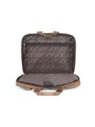 Giorgio Carelli zsírosbőr férfi laptoptáska vállra akasztahtó hosszúpánttal