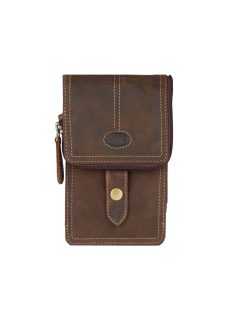   Giorgio Carelli övre akasztható férfi zsírosbőr övtáska