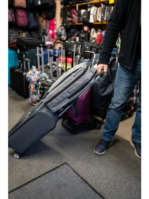 Kézipoggyász kabin USB hátizsák 20 x 30 x 40 elegáns szürke