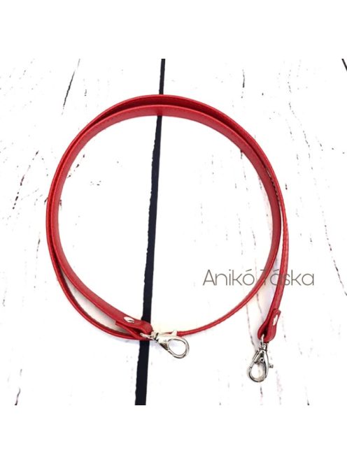 Bőr női aktatáska laptoptáska 17" piros Berkenye