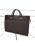 Bőr női aktatáska laptoptáska 17" Berkenye barna