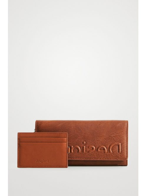 Desigual fedeles hosszú pénztárca barna