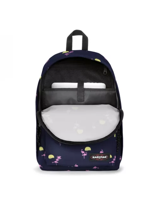 Eastpak Out of office laptoptartós hátizsák flamingós