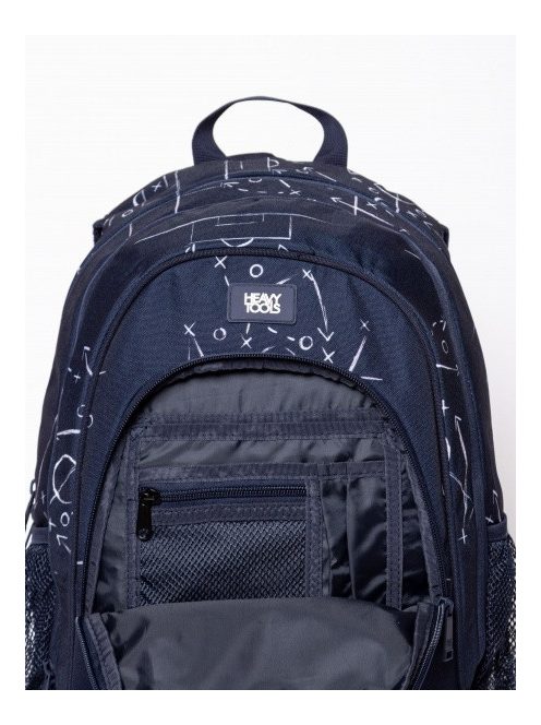 HeavyTools 3 zsebes hátizsák laptoptartós plusz biztonsági zsebes kulacstartós SOCCER