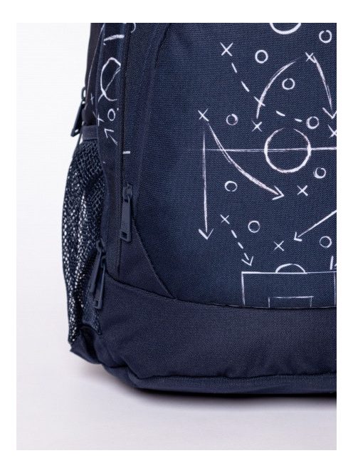 HeavyTools 3 zsebes hátizsák laptoptartós plusz biztonsági zsebes kulacstartós SOCCER