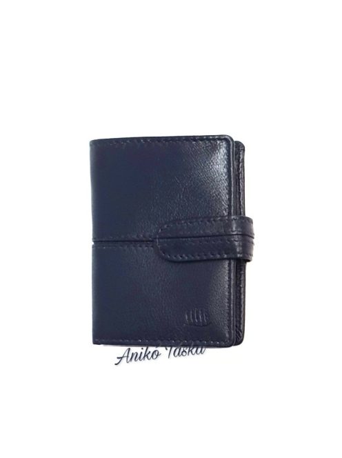 Puha bőr kártyatartó színes 51 sötétkék
