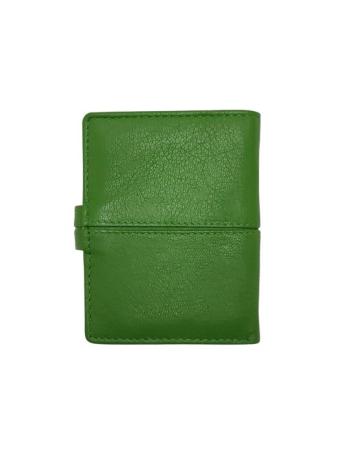 Puha bőr kártyatartó színes 51 zöld