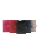 Puha bőr kártyatartó színes 51 zöld