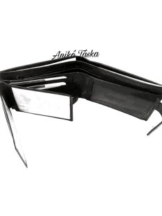 Kadro lapozós kártyatartós bőr férfi pénztárca fekete