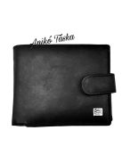 Kadro lapozós kártyatartós bőr férfi pénztárca fekete