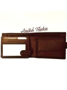 Kadro lapozós kártyatartós bőr férfi pénztárca barna