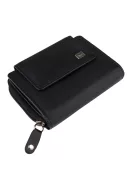 Choice női fekete bőr pénztárca